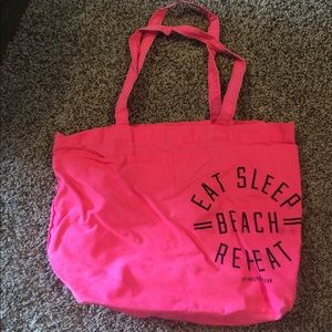 Pink cloth bag
